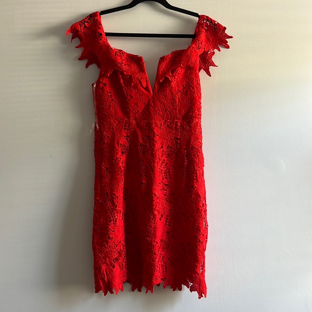 Astr The Label Hot Red Dress